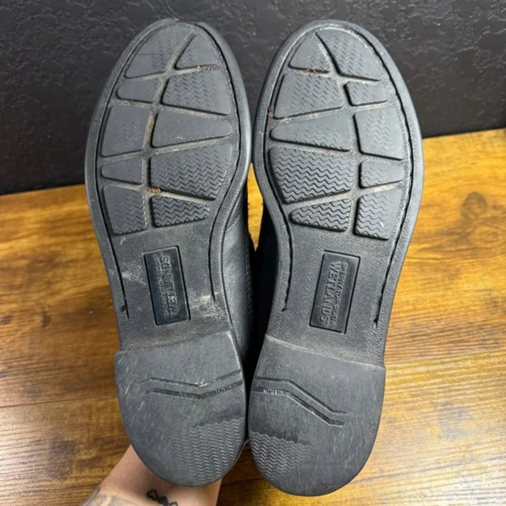 Sperry Top-Sider‎ Wetlands MX05 Black Brown Leather Penny Loafer Mens 11M